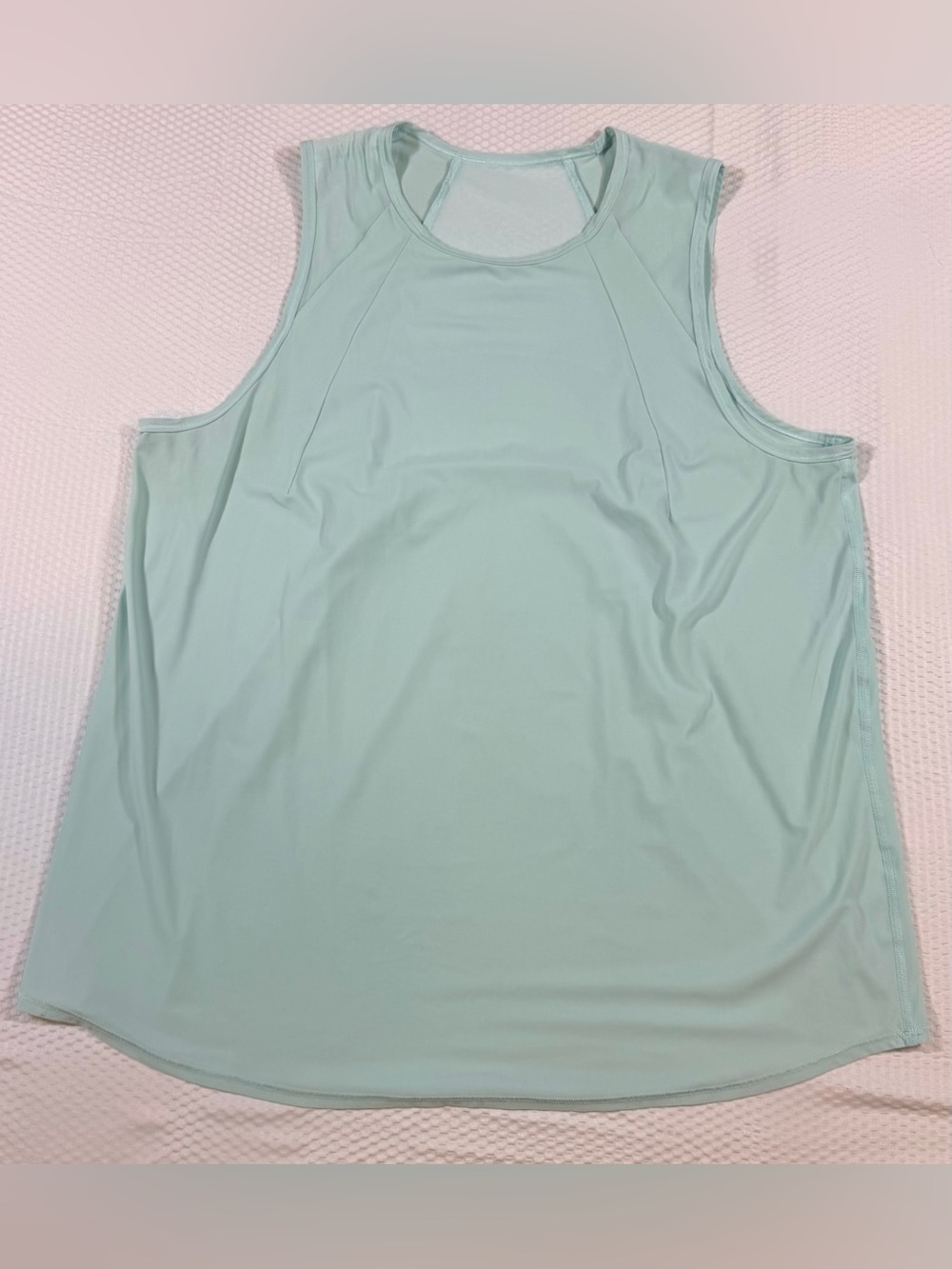 Lululemon Sculpt Tank Top Pleated Women’s 10 Mint Green Running Workout